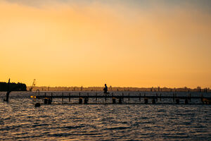 Lake Mulwala Sunset - Yarrawonga Lakeside Apartments