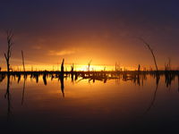 Lake Sunset - Yarrawonga Lakeside Apartments