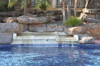 Resort Pool Waterfall - Yarrawonga Lakeside Apartments