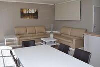 Two Bedroom Suite Dining + Living - Yarrawonga Lakeside Apartments