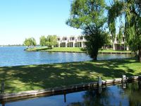 View of Apartments from Lake - Yarrawonga Lakeside Apartments